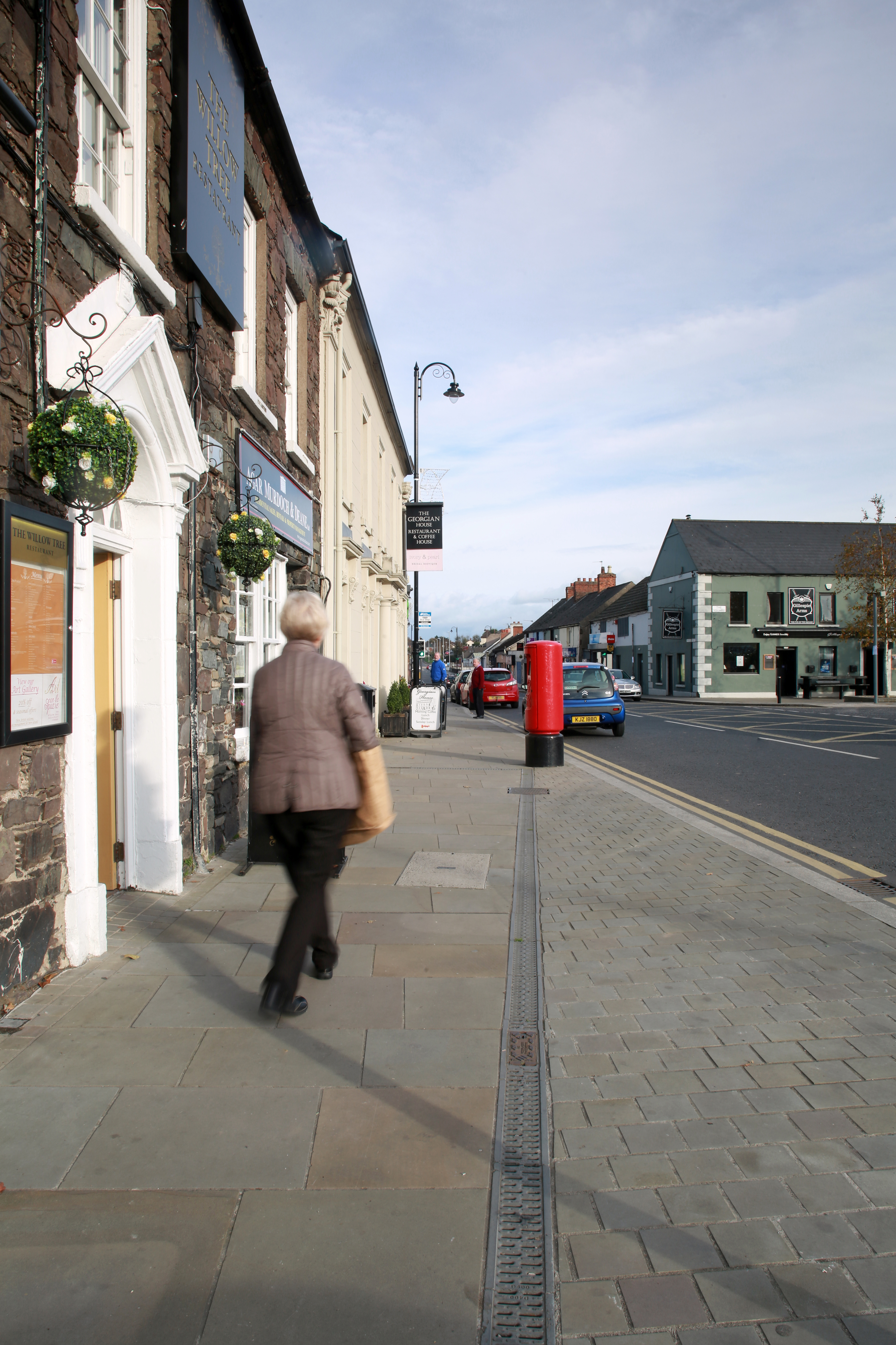Image highlighting typical natural stone paving